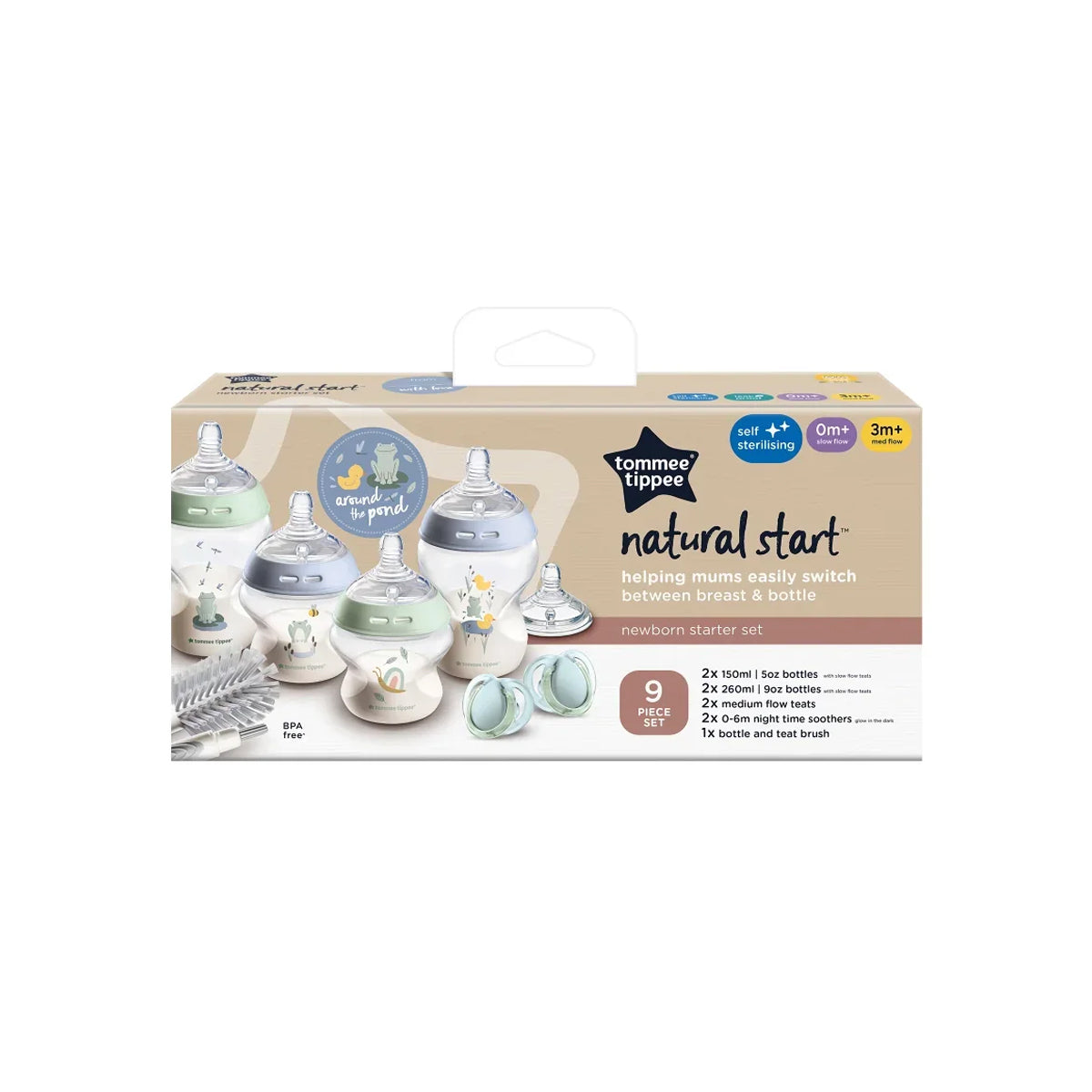 Tommee Tippee Natural Start Starter Kit Pink